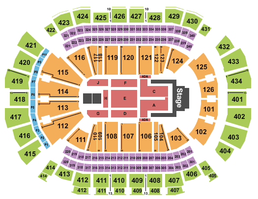 Toyota Center Jelly Roll Seating Chart